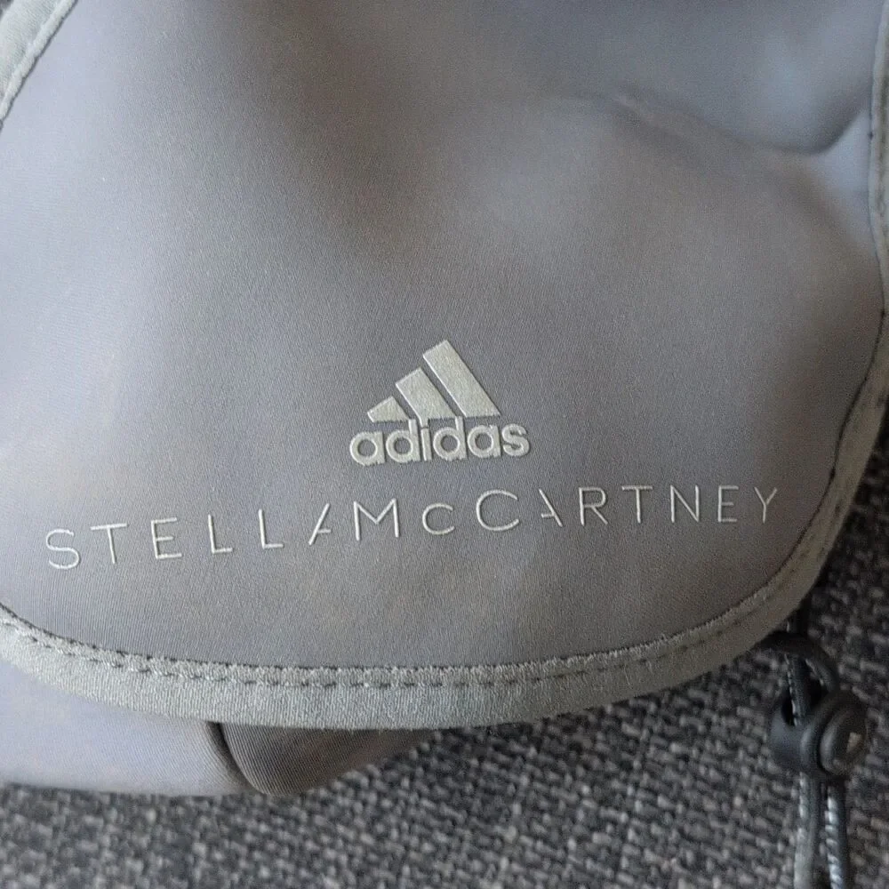 adidas by Stella McCartney Stella McCartney Gray/Black Nylon Backpack, 5L
